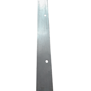 Galvaniseret fladjern med Ø9 mm. huller – 4 x 50 x 3000 mm, hulafstand 200 mm