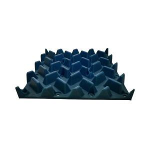 Stødabsorberende element - Z-Profil (Blå) - 55 x 500 x 500 mm.