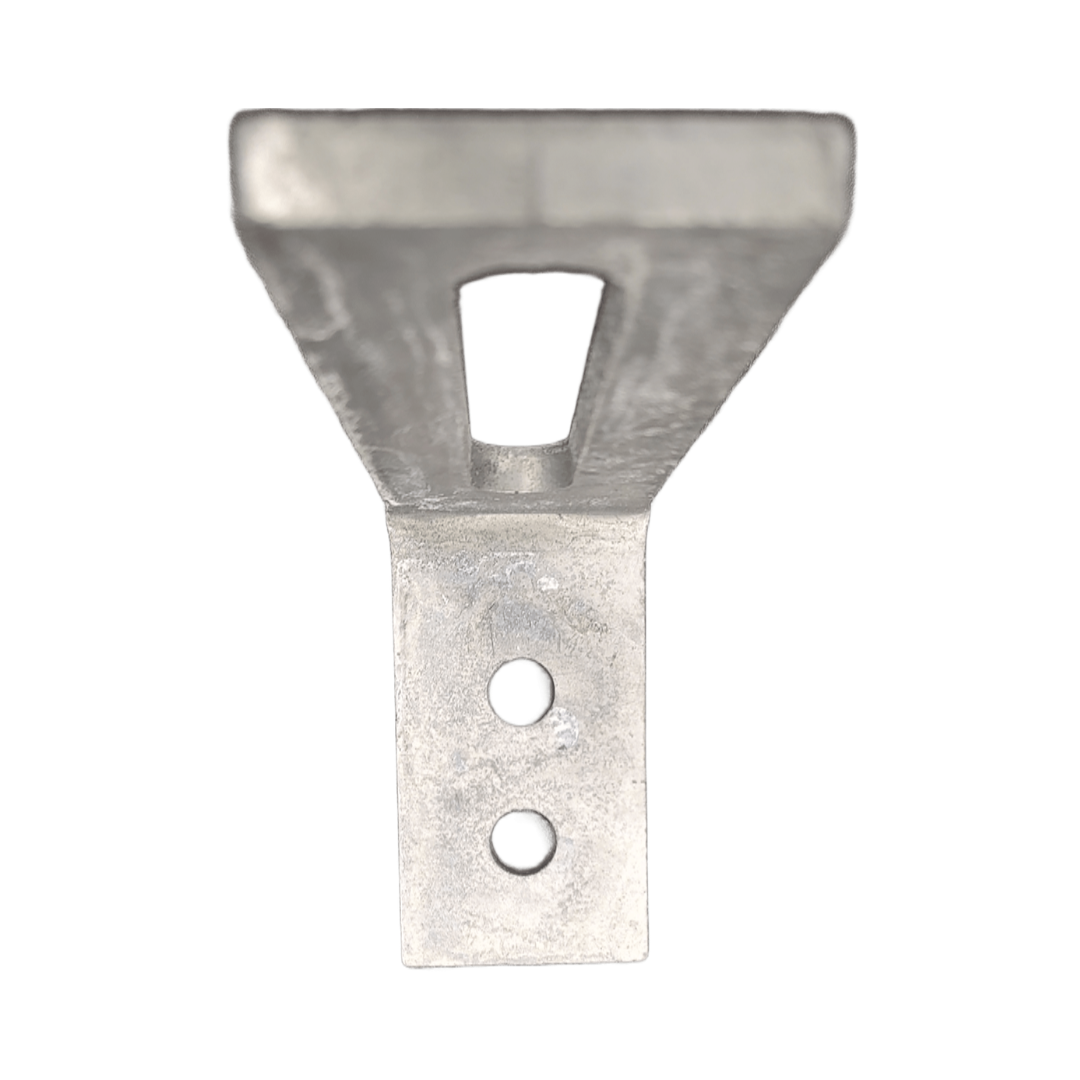 Universelt vinkelbeslag til styreruller (13mm langhul) - 100 x 145 x 50 x 8 mm. - Billede 3