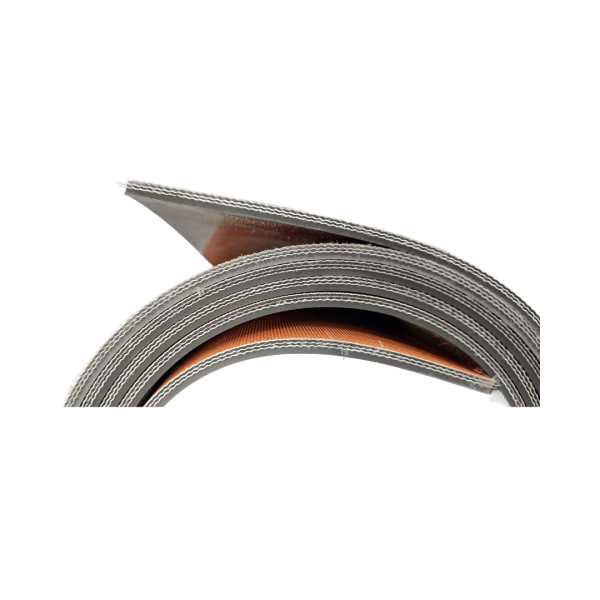 Gummimåtte med armering og lærred på bagsiden - 3 x 630 x 3.500 mm. - Image 3