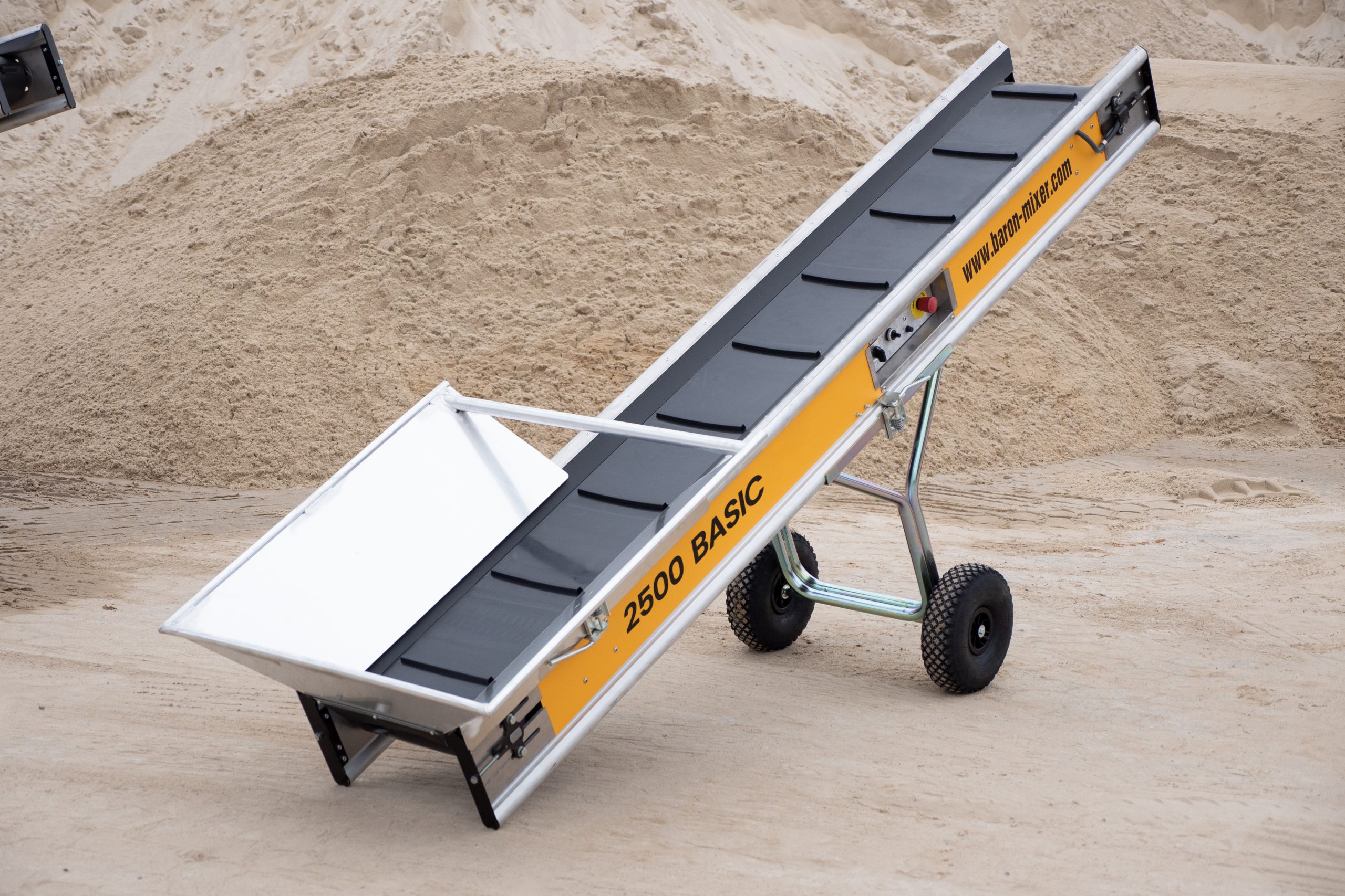 Baron 2500 BASIC transportør-transportbånd - mobilt transportbånd 2,5 m
