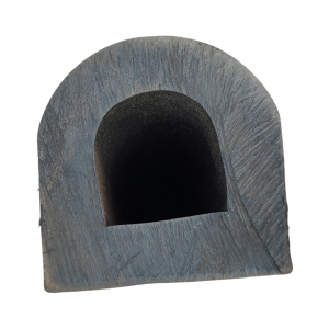 D-fenderliste (EPDM) - 80 x 80 x 2.500 mm.