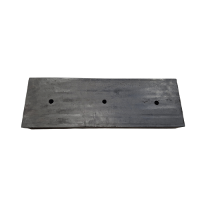 Sneplovskær i gummi til Epoke SPS 500 (3 ovale forborede huller) - 50/40 x 150 x 500 mm.
