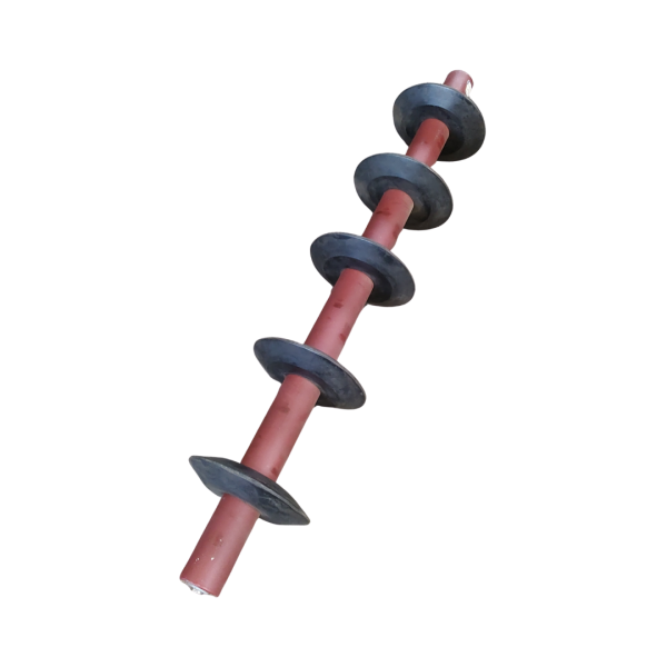 Stålrulle inkl. Ø210 discringe og indvendigt M12 gevind - Ø63 x 1.150 mm.
